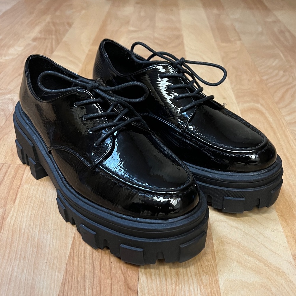 ASOS chunky lace up loafers